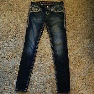 Buckle Rock Revival "rose gold"Skinny Jeans